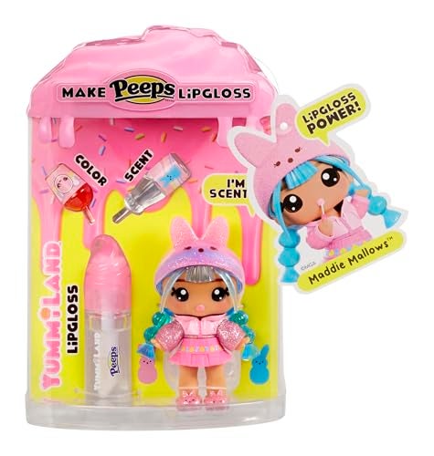 Yummiland x Peeps Lip Gloss Doll – Maddie Mallows, Ages 4+ - Image 1