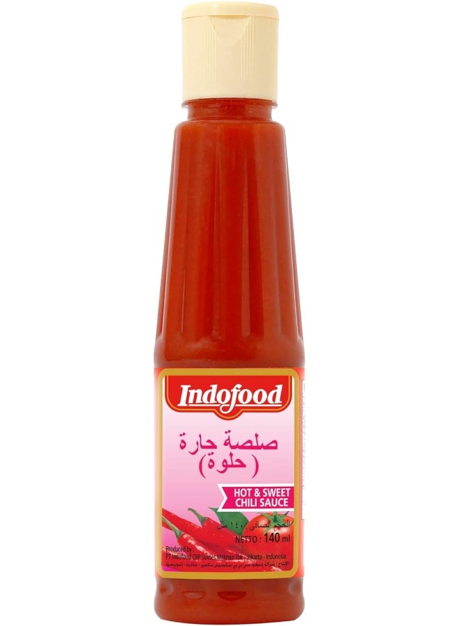 Indofood Indofood Hot and Sweet Chilli Sauce, Authentic Indonesian Flavors - 140 ml