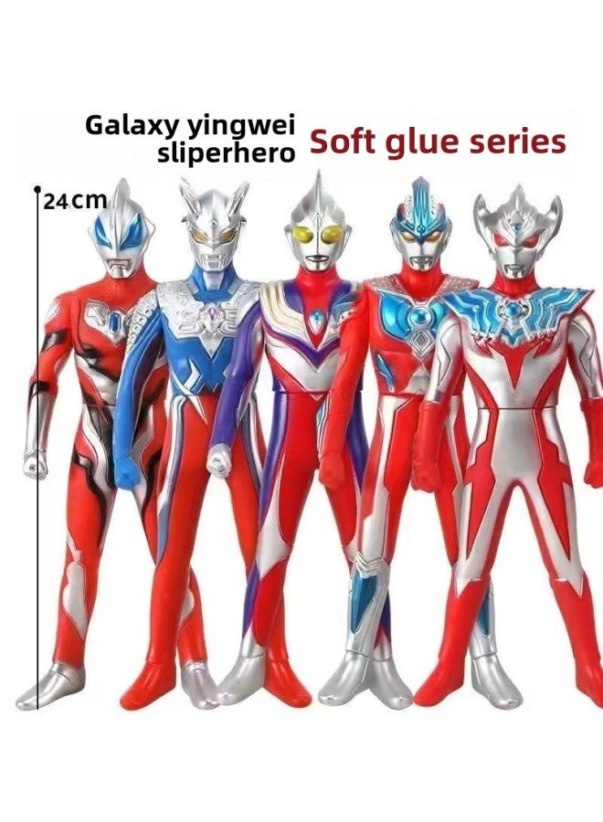 Altman 23cm Toy Boy Children's Toys Vinyl Doll Night Market Scenic Spot Stall Toys Wholesale-Colour:23 Sky Tiga - Image 2