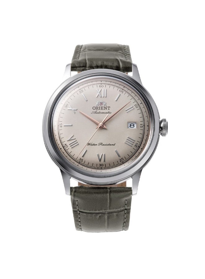 ORIENT Men Orient Bambino Version 2 Stainless Steel Unisex Automatic Dress Watch RA-AC0025N30B - Image 1