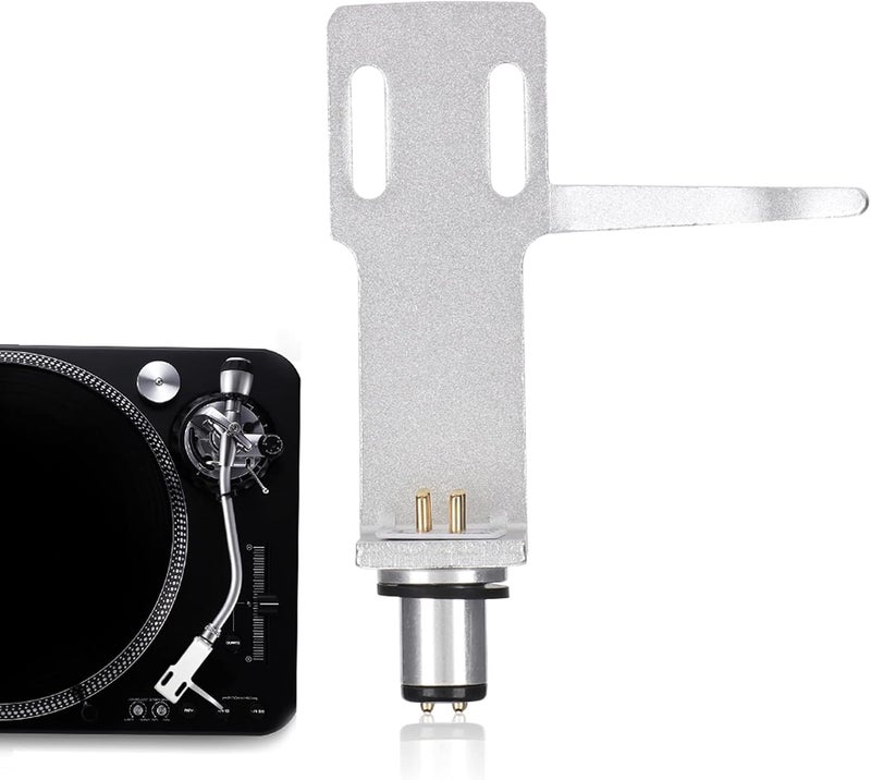 Pilipane Complete Set, Turntable Phonograph Player Headshell High End Cartridge Headshell Record Player Kit, Easy Installation, Suitable for Most Turntables(Silver) - Image 5