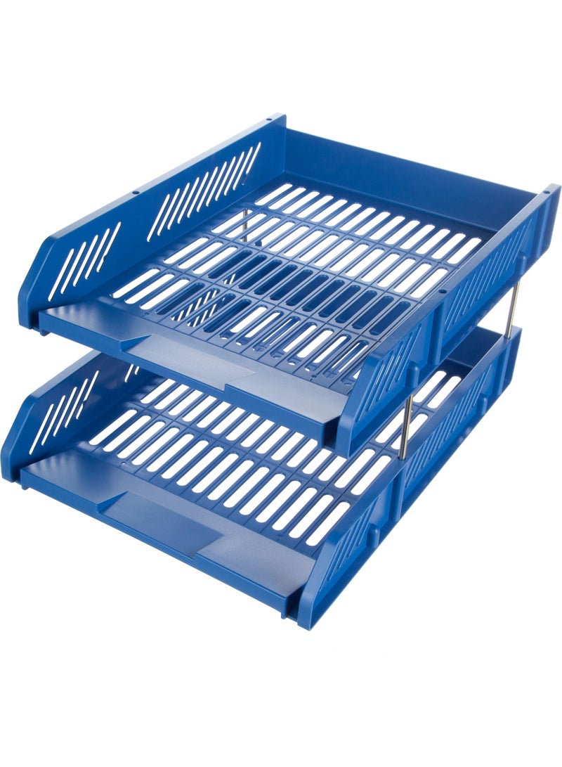 حافظة ملفات 268×336×65 ملم، أزرق، من ديلي