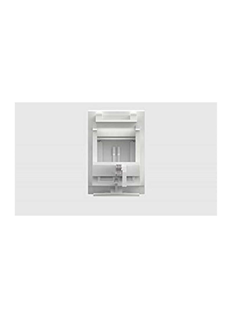 Faceplate Module LF80 U/F/STP-262 Angled Shuttered white