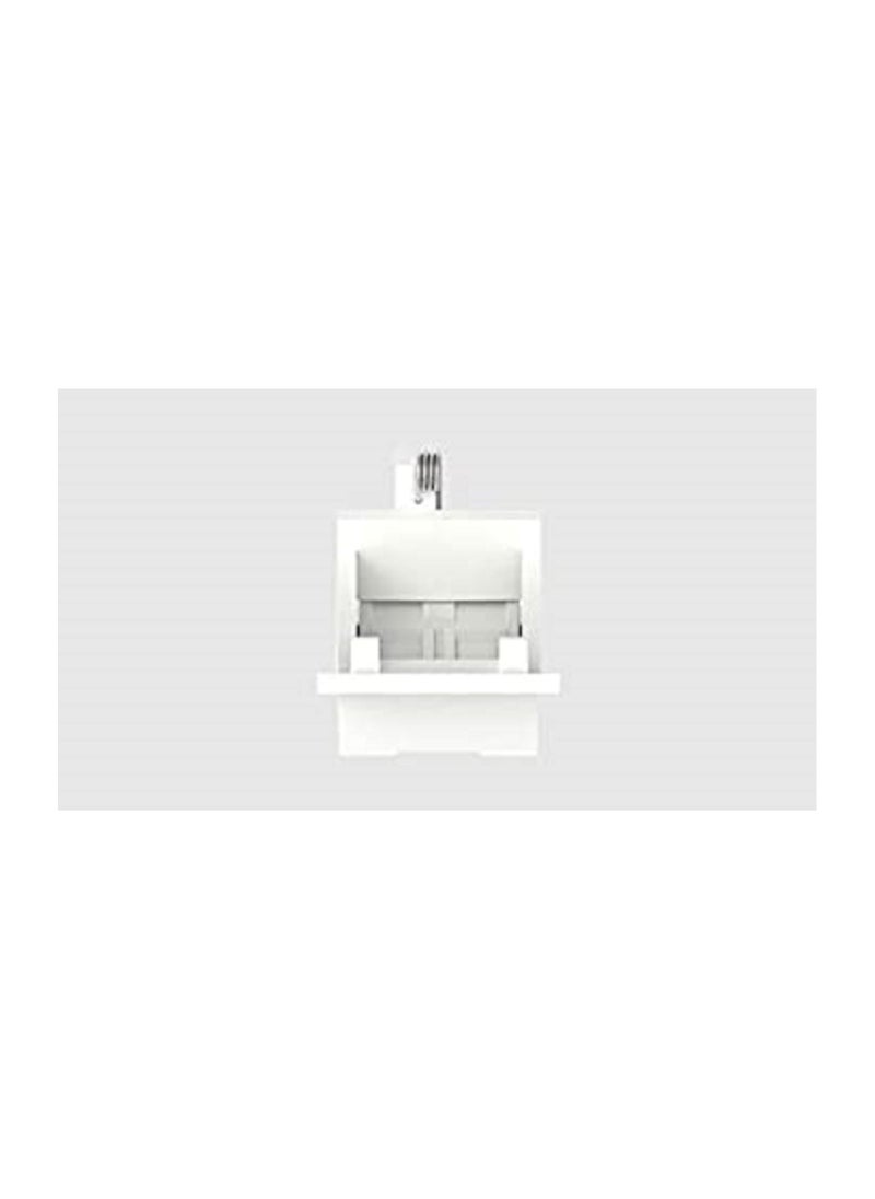 Faceplate Module LF80 U/F/STP-262 Angled Shuttered white