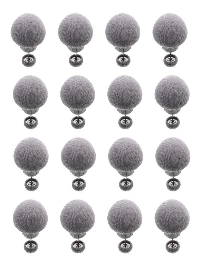 Caishun 16PCS Featherweight Duvet Cover Pin Comfort Clips Gray Mushroom Head Duvet Holder Sheet Duvet Cover Runaway Holder Double Sided Pin Fastener for Curtains Sofa Covers Pillowcases - Image 1