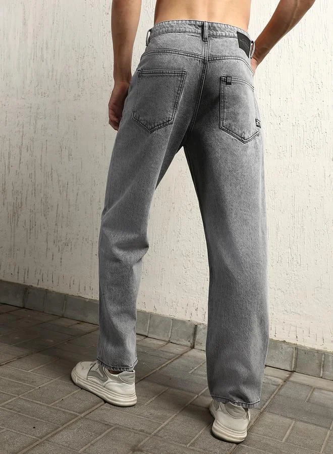 هوبرهولمي جينز بقصة مريحة وخصر متوسط