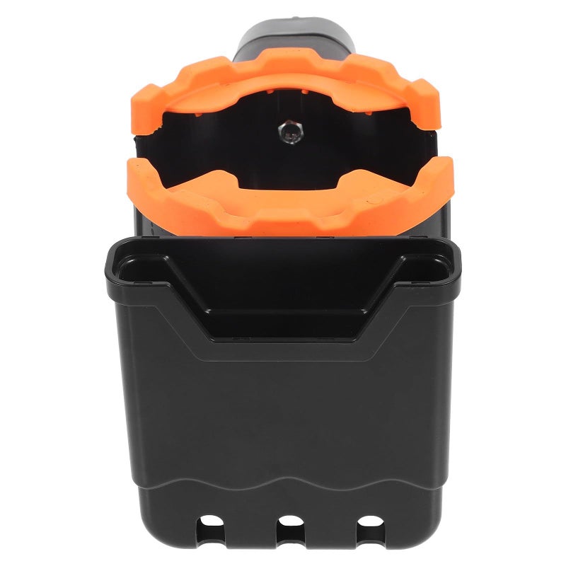Walker Cup Holder Easy Install No Tools Rolling Walker Wheelchair Black Orange - Image 2