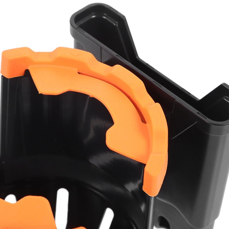 Walker Cup Holder Easy Install No Tools Rolling Walker Wheelchair Black Orange - Image 5