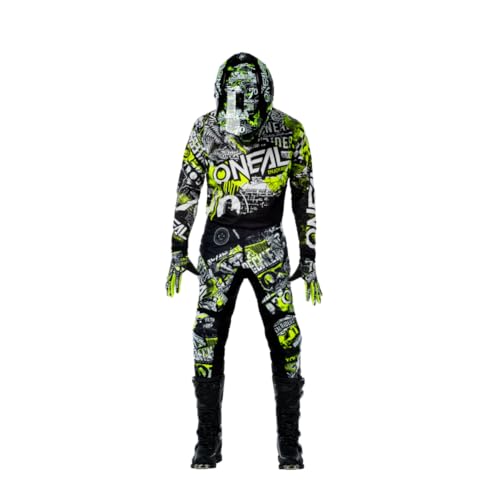 O'Neal 0108-834 Unisex-Adult Element Attack Pant (Black/Hi-Viz, Size 34) - Image 4