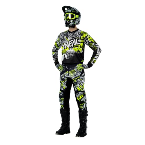 O'Neal 0108-834 Unisex-Adult Element Attack Pant (Black/Hi-Viz, Size 34) - Image 5