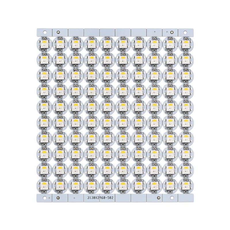 BTFLIGHTING SK6812WS2812B RGBW LED Chips 100PCS RGBNatual White Individually Addressable 5050SMD Module Pixels Light DC5V White PCB Chasing Dream Color for ChristmasNo Adapter or Controller