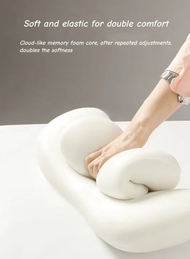 وسادة دعم أسفل الظهر، مساند رأس السيارة، مجموعة وسائد أسفل الظهر والرقبة، وسائد حماية الرقبة من اللاتكس، وسادة دعم الظهر للسيارة، وسائد أسفل الظهر للسيارة، وسائد مقعد السيارة، وسائد الظهر، ودعامات أسفل الظهر، وسادة دعم أسفل الظهر المريحة، وسادة دعم أسفل الظهر لكرسي المكتب - Image 3