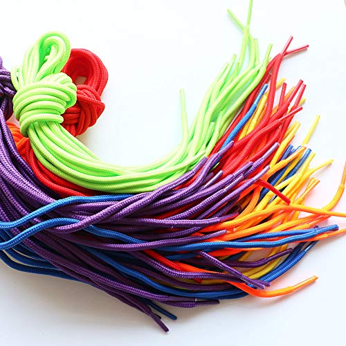 LGEGE 60 Pcs Colored Threading for Beading, Threading Lace Beading Cords Beading String(6 colors) - Image 3