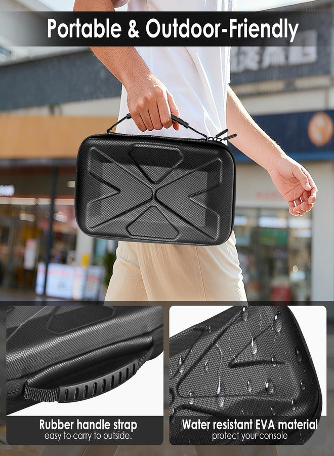 SPOVEN for Nintendo Switch 2 Case Black (2025), Portable Large Capacity Carrying Protective Hard Shell Travel Case, 4 in 1 Accessories Bundle with 2 Screen Protectors, 2 Thumb Grip Caps & Installation - Image 5