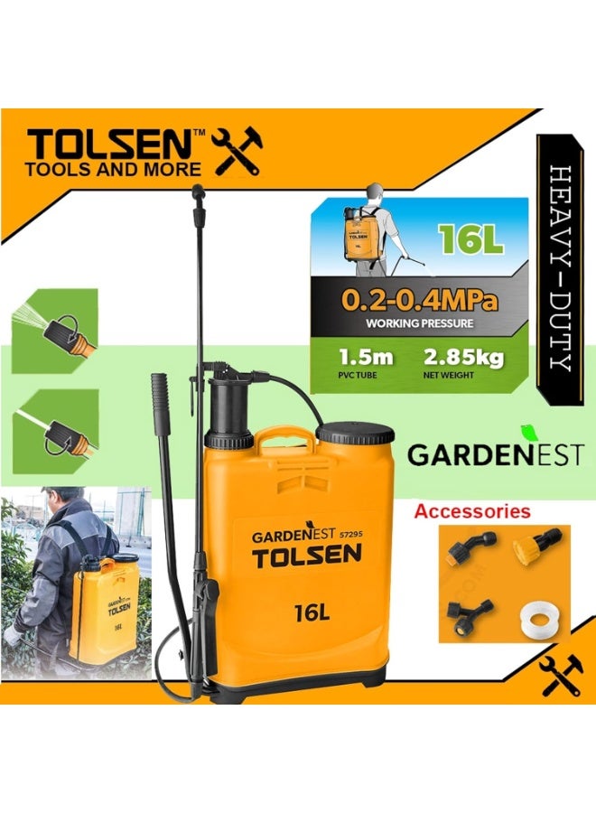 Tolsen 57295 5 L Pressure Sprayer – Heavy-Duty Garden & Cleaning Sprayer - Image 2
