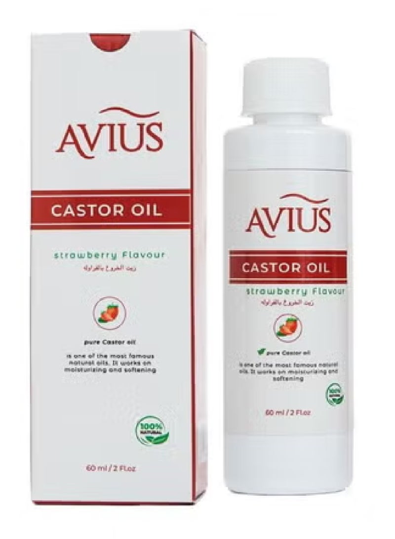 زيت الخروع بالفراولة 60 مل