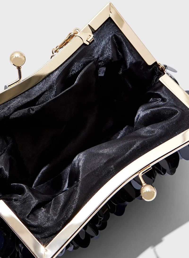 Ginger Boutique Sequined Clutch Bag