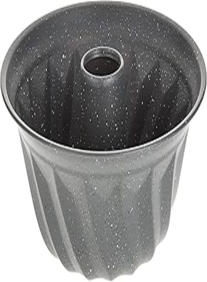 Marble granite pound cake form, 24 cm - grey