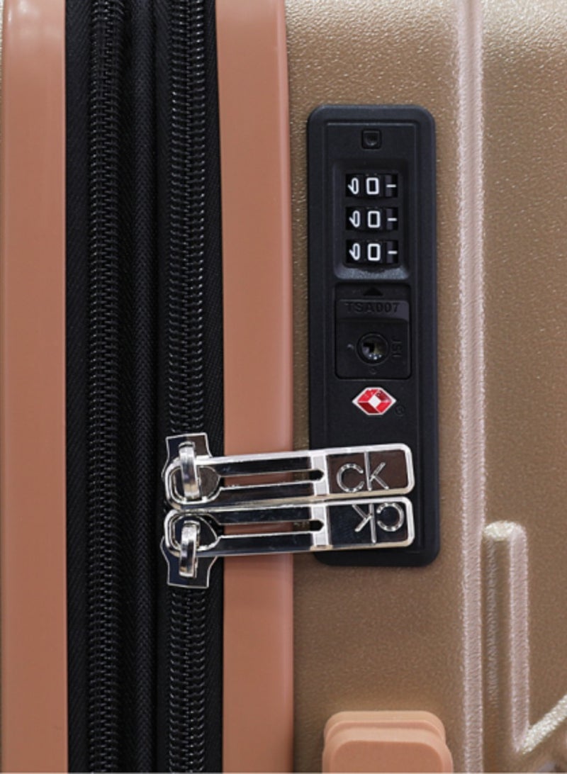 CALVIN KLEIN Insignia Hardside Spinner Luggage On Wheels, Ultra Lightweight ABS, 4 Double Wheels - Image 3