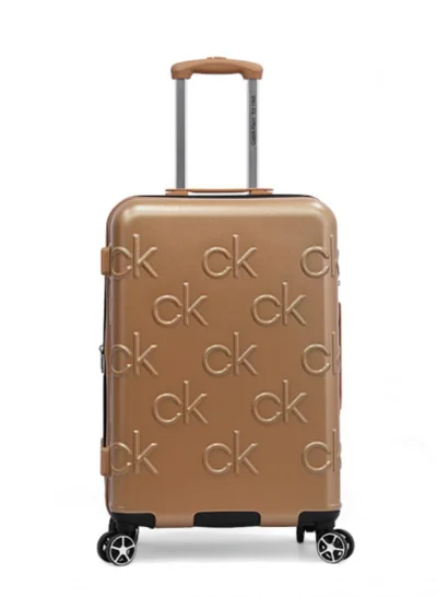 CALVIN KLEIN Insignia Hardside Spinner Luggage On Wheels, Ultra Lightweight ABS, 4 Double Wheels