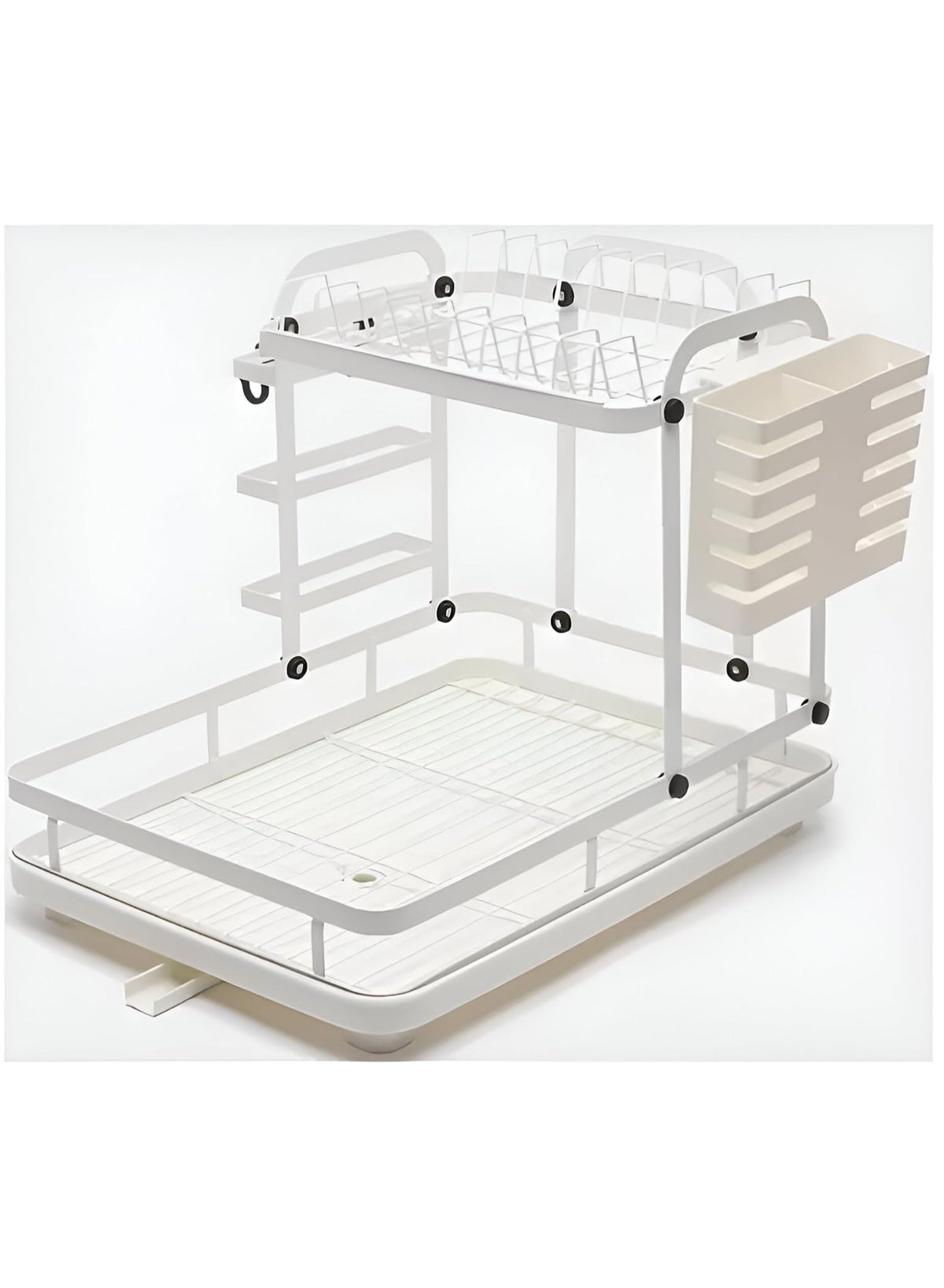 VIO Space Saving Dish Drying Rack Stainless Steel 2 Tier Dish Rack with ...