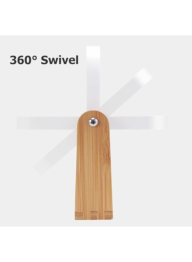 erorex Vanity Mirror Makeup Mirror With Stand 1X 3X Magnification Double Sided 360 Degree Swivel Magnifying Mirror 8 Inch Portable Table Desk Counter Top Mirror Bathroom Shaving Mirror - Image 4