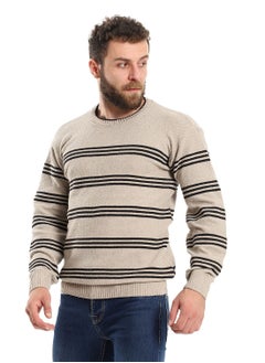 Caesar Wool Mens Pullover With Multi Design  - Image 2