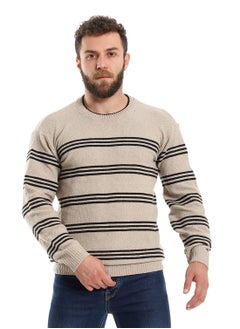 Caesar Wool Mens Pullover With Multi Design  - Image 1