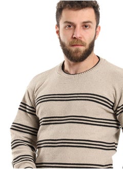 Caesar Wool Mens Pullover With Multi Design  - Image 4