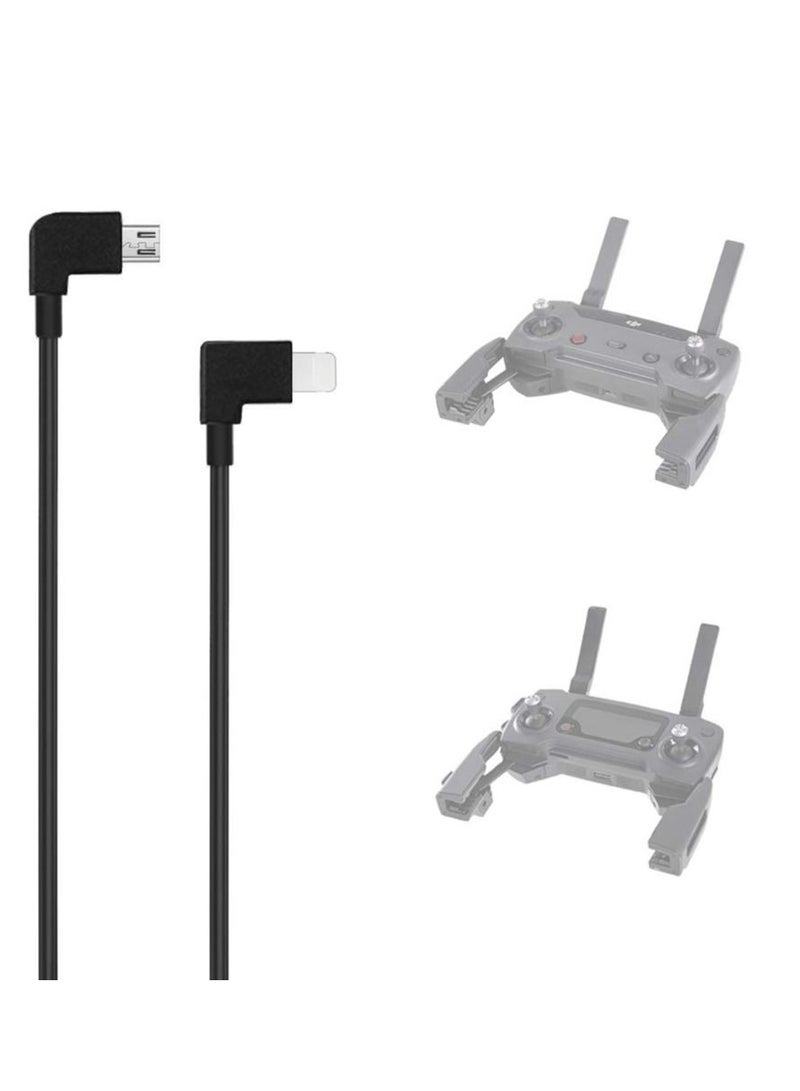 Y&D OTG Micro USB to iPhone IOS Cable 30cm Connector for DJI Spark Mavic Mini Pro 2 Zoom Air Reverse Data Remote Control Tablet Phone Adapter - Image 1