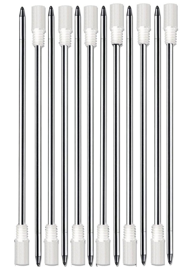 GS GLOWSEEN 2.75in Fine Point Ballpoint Pen Metal Refills for GS Glowseen Lighted-tip Pen/Led Pen Light-Black Ink -Pack of 12 - Image 1