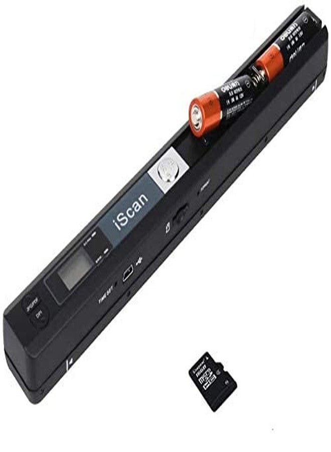 atdaraz Portable Scanner iSCAN 900 DPI A4 Document Scanner Handheld for Business, Photo, Picture, Receipts, Books, JPG/PDF Format Selection, Micro 16 G SD Card Hand Scanner-SD - Image 1