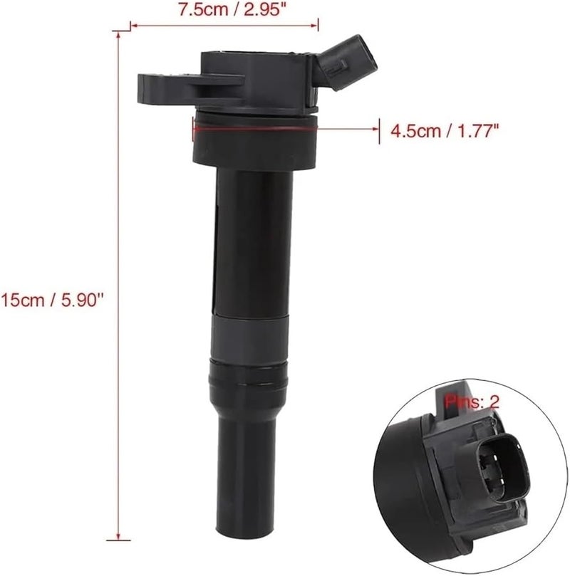 4pcs Box Car Ignition Coil Pack 27300 2E000 UF651 Compatible with Hyundai Tucson Elantra Kia Soul Forte 1 8L 2 0L 2011 2014 - Image 4