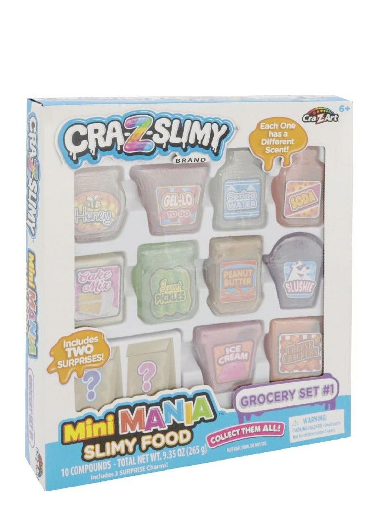 كري-زي-آرت ميني مانيا طعام سلايم - يتضمن مفاجأتين! لعبة سلايم