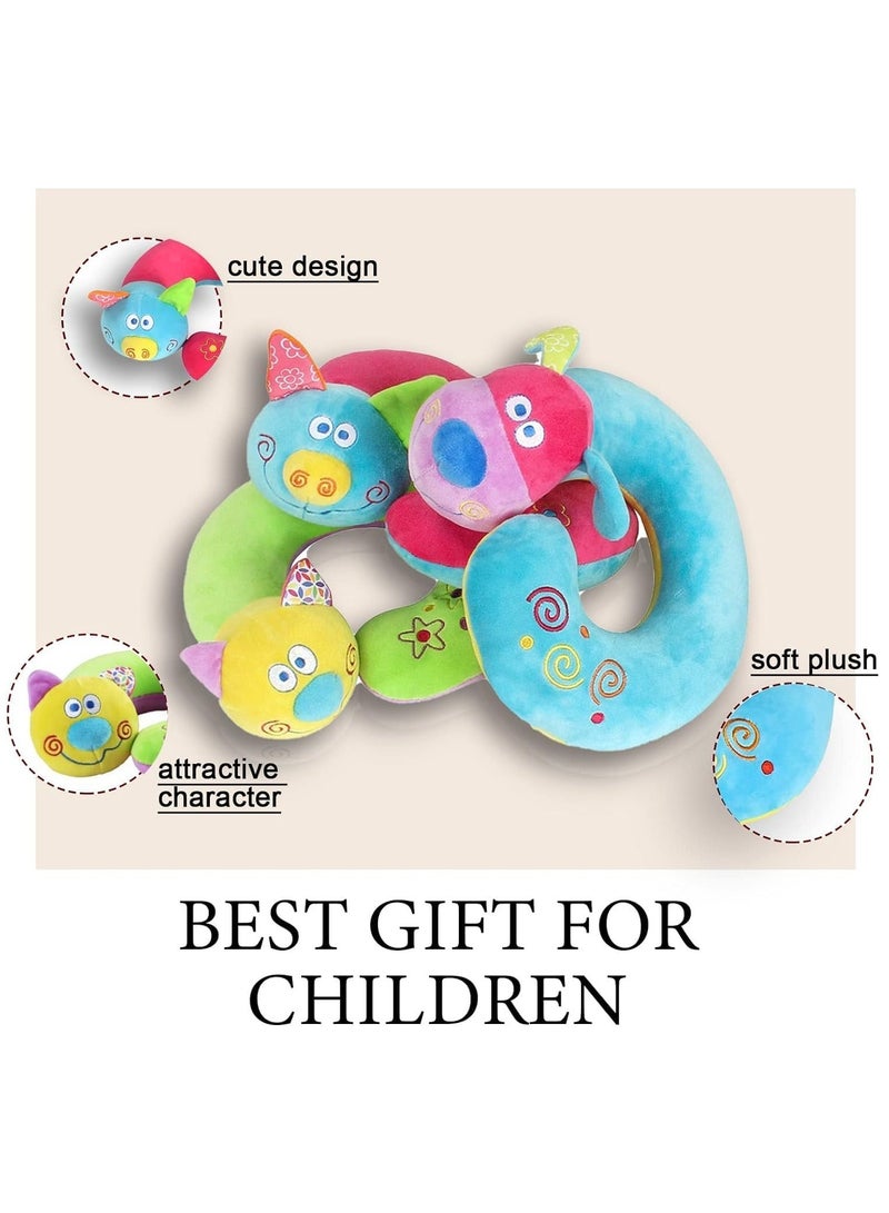 Neck Pillow for Traveling, Travel Pillow for Kids Toddler Road Trips and Airplane Travel, Cute Dog Plush Toy with Chin Support Stops Head from Falling Forward - Image 2