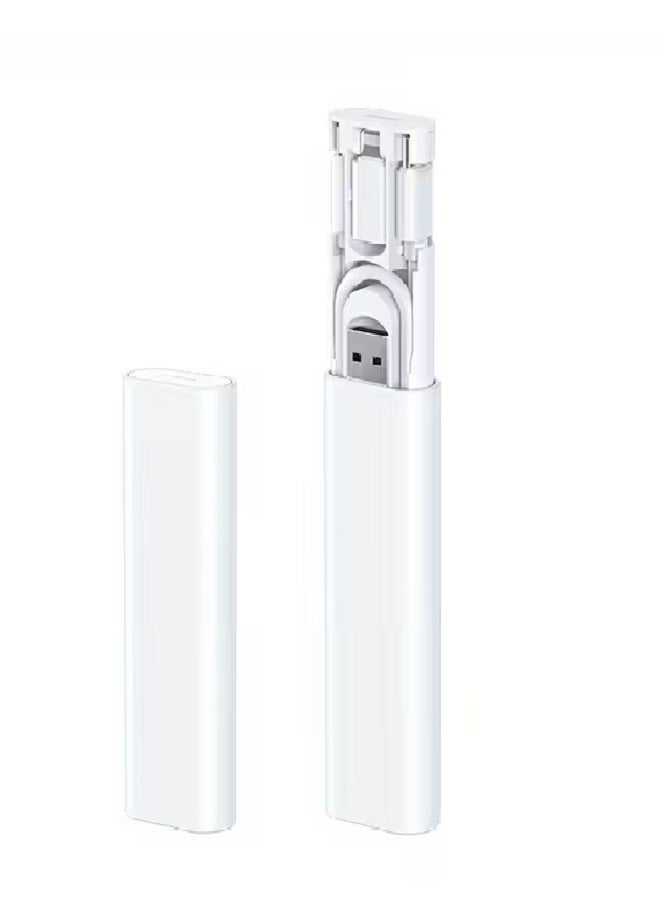 BOD Hidden Data Cable Storage Box with 60W Super Fast Charging Cable, Multifunctional Multiple adapters, Versatile Matching Type-C Interface/Portable Adapter Storage Box - Image 2