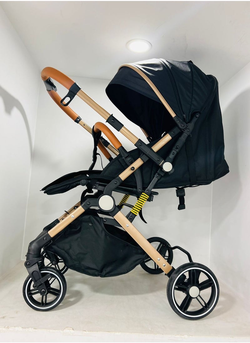 umbrella Stroller Umbrella X 6 plus  fliep arm high quality -Black  - Image 2