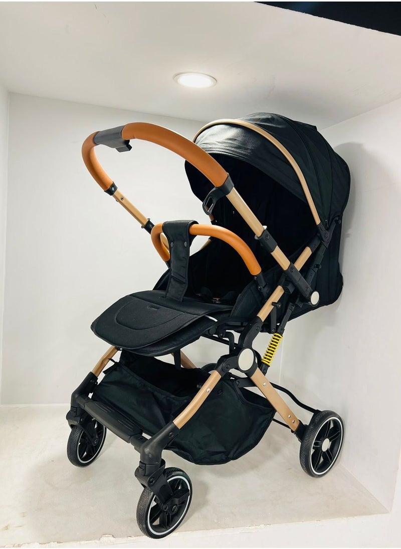 umbrella Stroller Umbrella X 6 plus  fliep arm high quality -Black  - Image 3