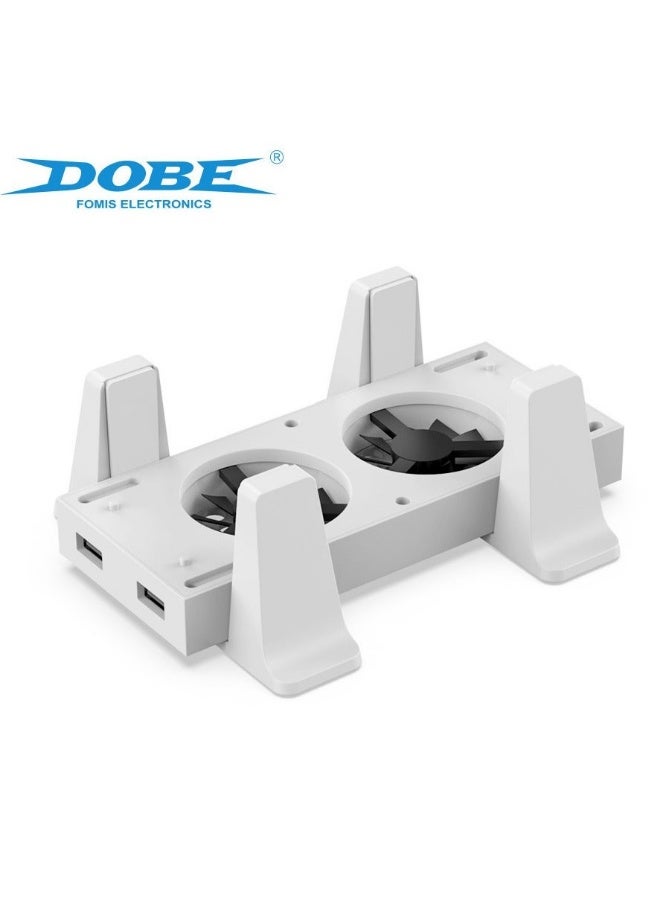 DOBE Cooling Fan Tower Stand for Xbox Series S Console, 3 Levels Adjustable Fan Speed, with Type-C Power In, USB Charging and Data Transfer Ports - Image 1