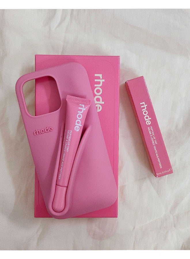 rhode Silicone Lip Holder For Cell Phone, Lip Gloss Adhesive Sleeve For Phone, Lip Holder Stick-on Phone Case, Back Stick On Holder For iPhone 16 Pro Max Case Phones（Ribbon） - Image 2