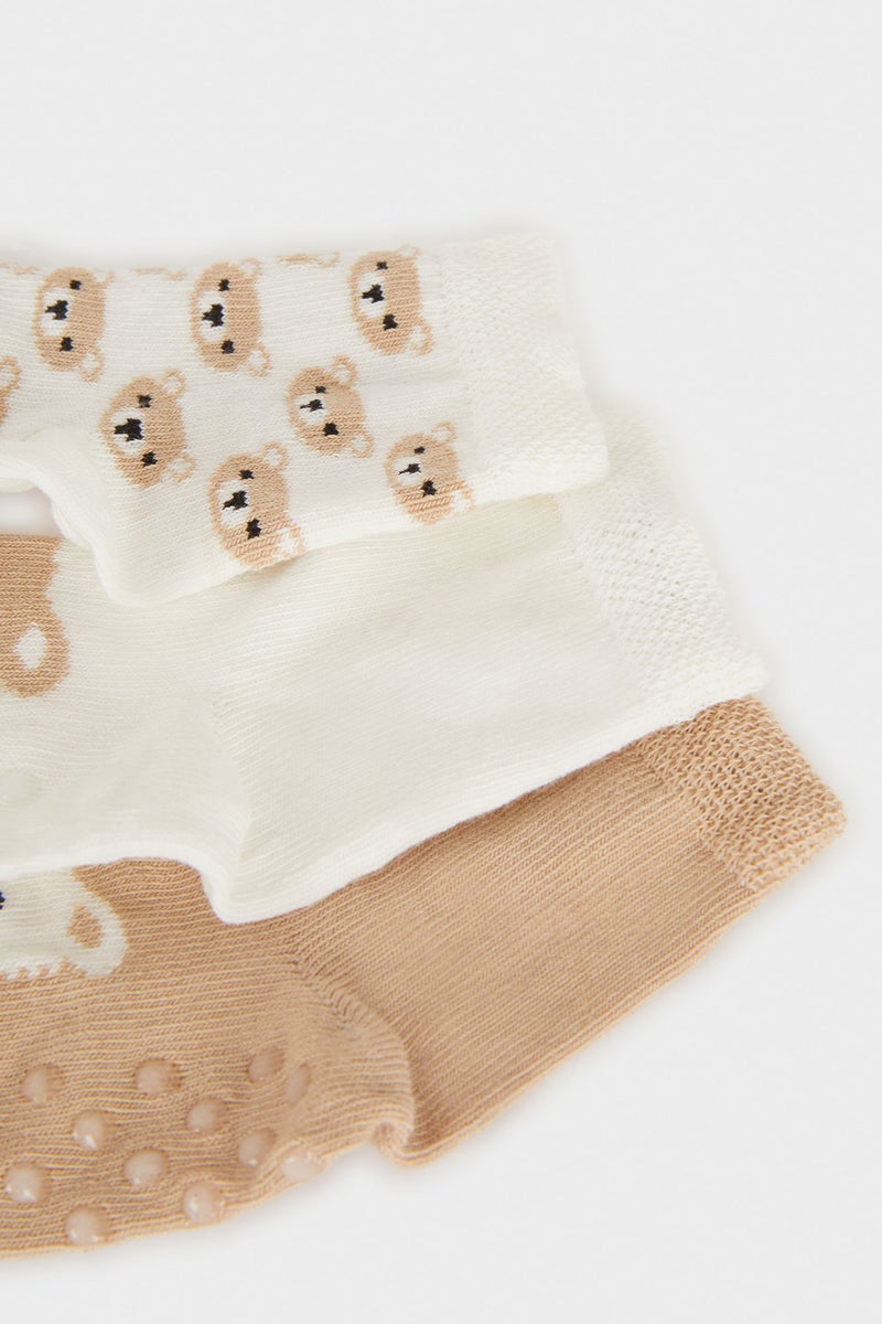 DeFacto Baby Boy Animal 3 piece Long sock - Image 3