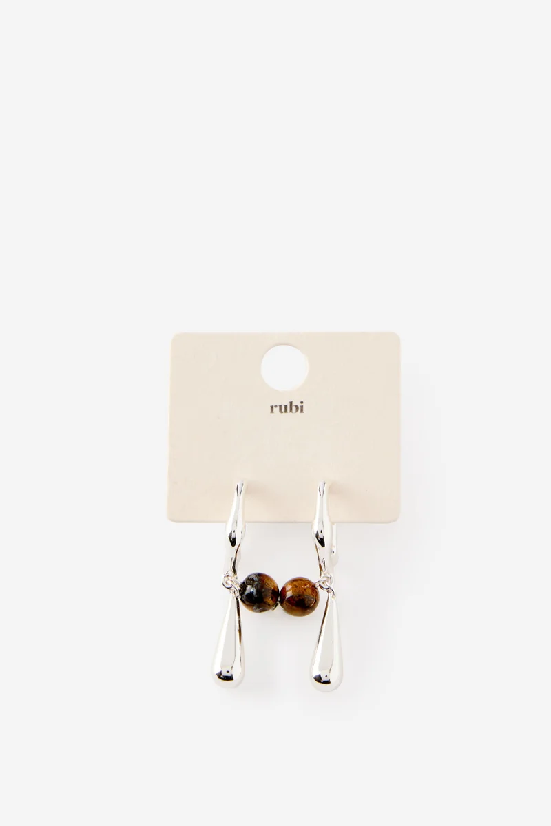 روبي Mid Hoop Earring