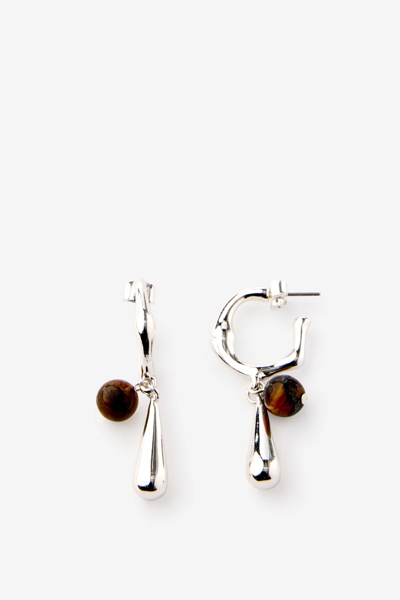 روبي Mid Hoop Earring