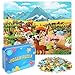 LELEMON Puzzles for Kids Ages 48 68 810 Farm Animals Jigsaw Puzzles Boys Girls Children Learning Educational Puzzles Portable Box Pack Toy 60 Pieces - Image 2