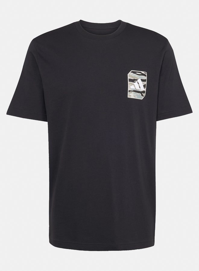 Adidas camo woven men's graphic t-shirt - Image 2