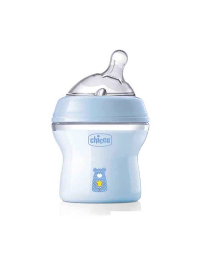 Chicco NaturalFeeling Baby Bottle 150ml Light Blue 0m+ - Image 4