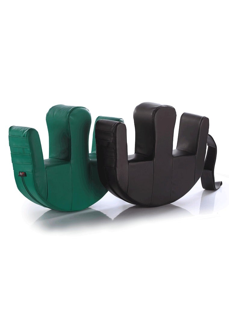 HT A pillow to help the patient turn over in bed, multi-functional in the shape of the letter U, to prevent bedsores, a nursing tool for the comfort of the elderly and paralyzed patients, green color  - Image 3