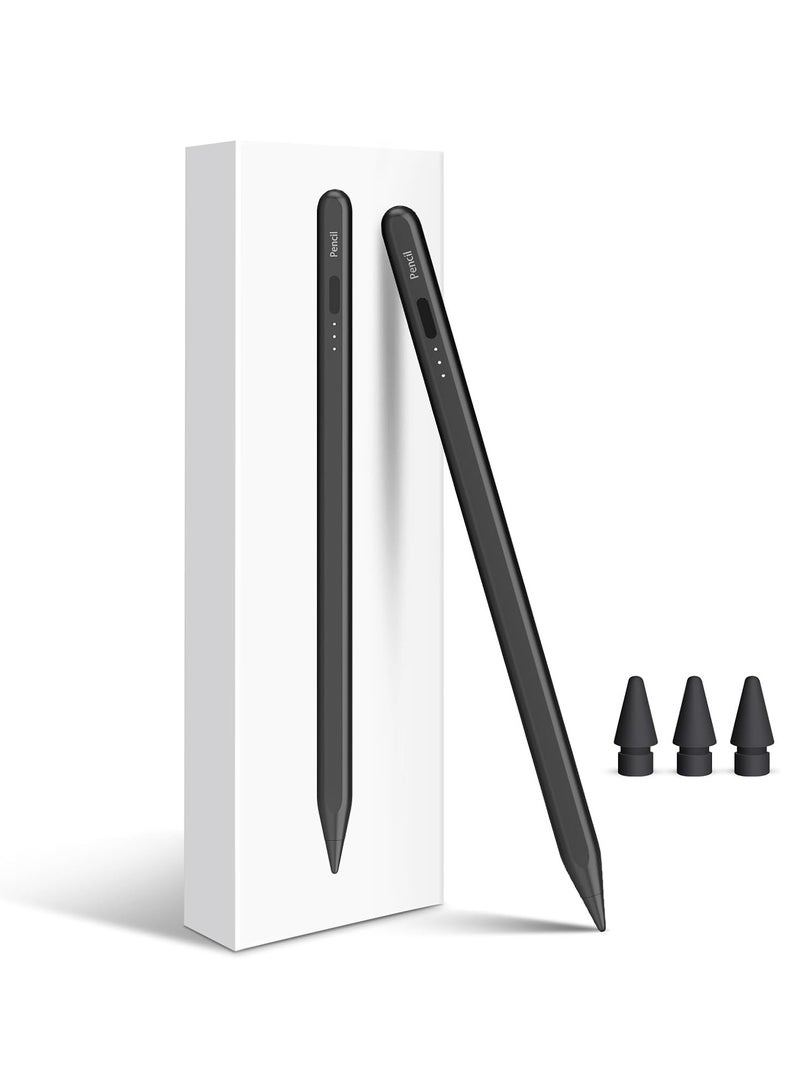 General iPad Pencil, Accokids 10 Mins Fast Charging Stylus Pen for iPad Apple Pencil with Palm Rejection, Compatible w/iPad Air 3/4/5, iPad Mini 5/6, iPad 6/7/8/9/10, iPad Pro 11" and 12.9"-Black  - Image 1