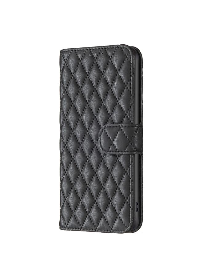 S-TOP Case For Samsung Galaxy A35 Diamond Lattice Wallet Flip Leather Phone Case - Image 2