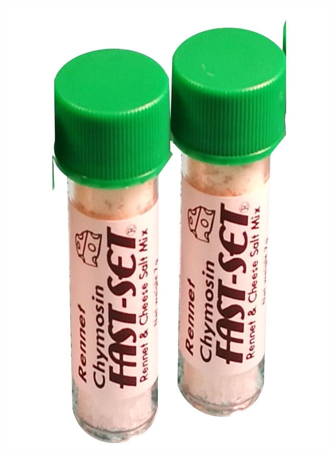 Fast Set 2 X Rennet Chymosin Fast-Set 7 grams Mix for 50 Litres of milk Rennin Cheese salt & Coagulant Tub - Image 2